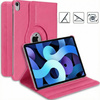 Puzdro otočné na iPad 10.9 2022 Gen. 10 / iPad 11 2025 A16 Gen. 11, ružové - ochranné so stojanom
