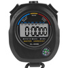 Electronic digital stopwatch with compass timer