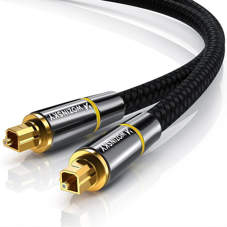 Wozinsky digital optical audio fiber cable Toslink SPDIF 3m black (WOPT-30)