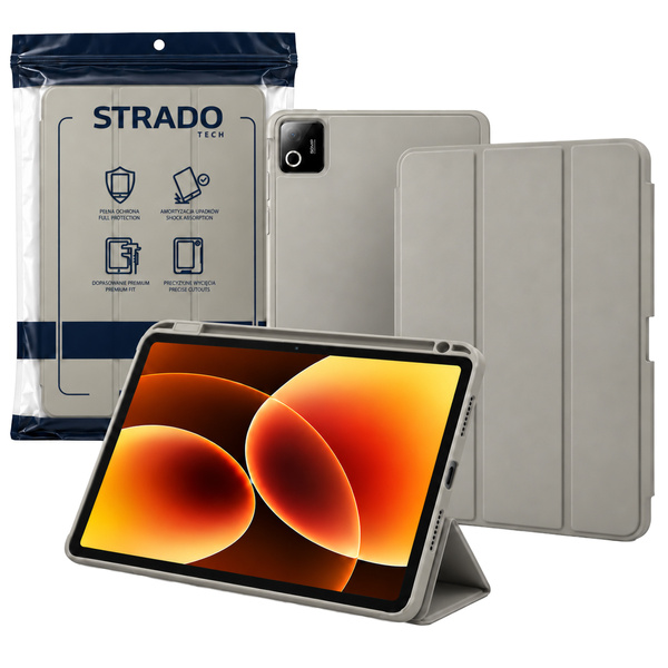 Etui Smart Pencil do Xiaomi Pad 7 / 7 PRO / Pad 8 / 8 PRO / Pad 9 - szare