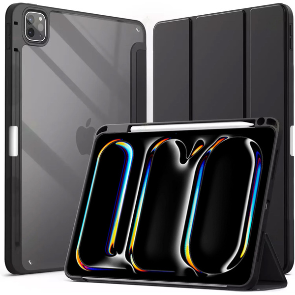 Hard Crystal Case for iPad Pro 13th Gen. 5 2024 (Black)