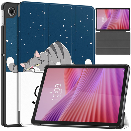 Puzdro grafické na Lenovo Tab 10.1 2025 s klapkou - ochranné so stojanom