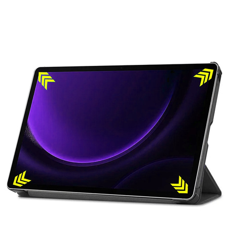Puzdro Smart na Samsung Galaxy Tab S9 / S10 FE 10.9 SM / Galaxy Tab S9 FE 10.9 2023 / S10 FE 2025, čierne - ochranné