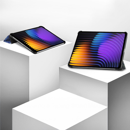 Puzdro grafické na Xiaomi Pad 7 / Pad 7 Pro 11.2 s klapkou / Xiaomi Pad 7 Pro - ochranné so stojanom