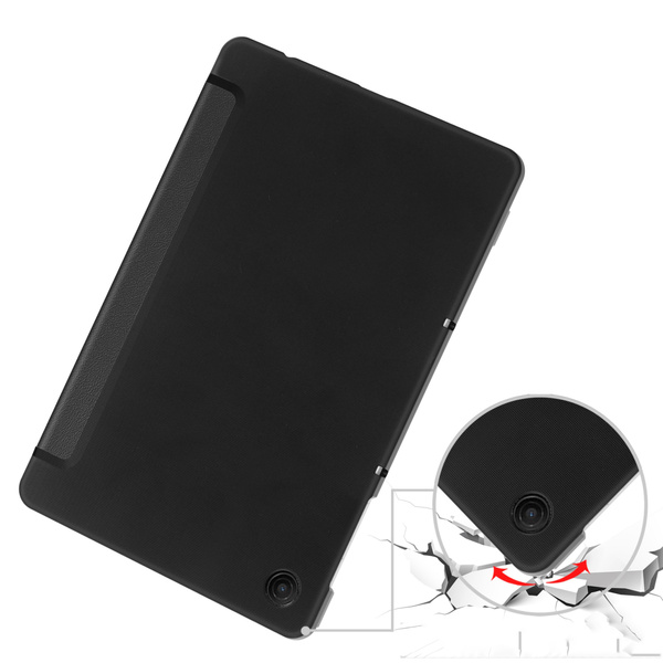 Puzdro Smart na T-Mobile T Tablet 2 10.1 5G 2025 s klapkou, čierne - ochranné so stojanom