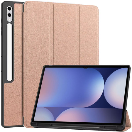 Etui Smart pencil TPU do Samsung Galaxy Tab S10 Ultra (Rżowe złoto)