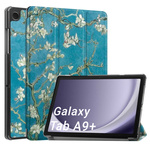 Etui Graficzne do Samsung Galaxy Tab A9 Plus 11 / Galaxy Tab A9 Plus X210, morelowe - ochronne z podstawką