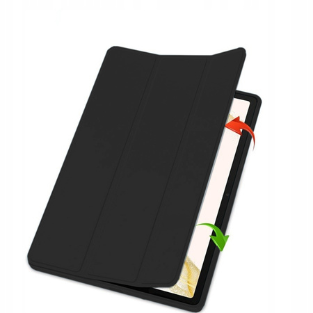 Etui Smart Case obudowa do Galaxy Tab S10+ S10 Plus 12.4 X820, czarne - ochronne z podstawką