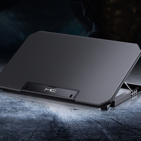 Nastaviteľná Chladiaca podložka pod laptop 12-17″ protišmyková, biely