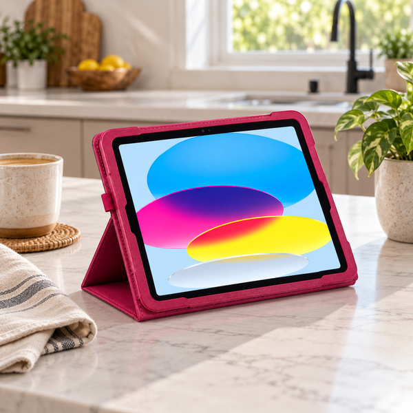Etui obrotowe do Apple iPad 10.9 2022 gen 10 iPad 11 A16 2025 gen 11 - różowe