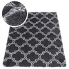 Dywan do salonu shaggy DECOR antypoślizgowy miękki puszysty modny 120x170 Grey Lantern