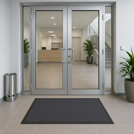 Wycieraczka STRADO pod drzwi do butów wejściowa mata gumowa 60x90 gruba XL