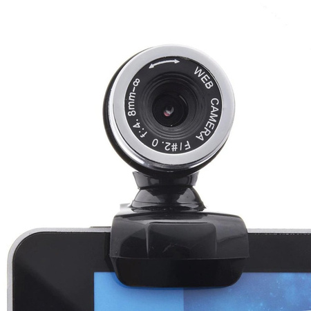 WebCam A860 black webcam with microphone 640x480 USB clip mount