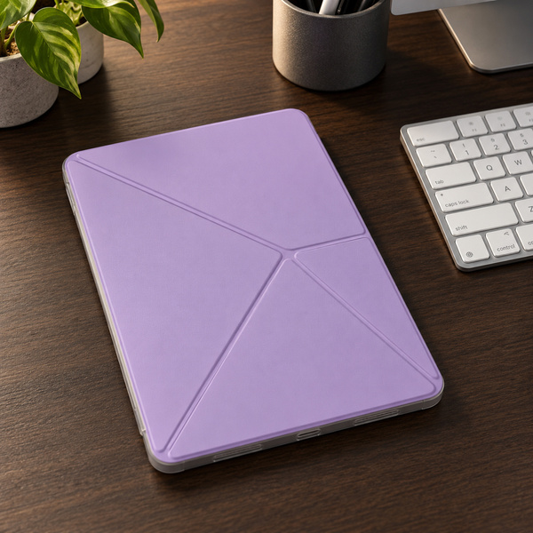 Etui Origami do Apple iPad Air 11 M4 M3 M2 2026/ 25/ 24 gen 8/7/6 z klapką - fioletowe