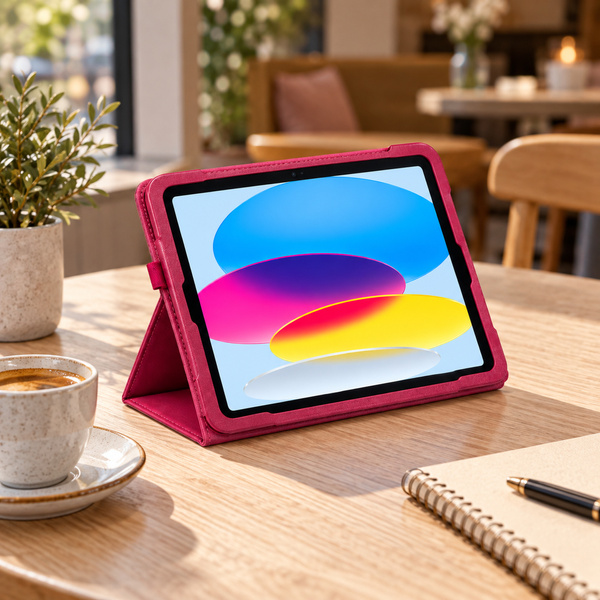 Etui obrotowe do Apple iPad 10.9 2022 gen 10 iPad 11 A16 2025 gen 11 - różowe
