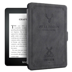 Etui do Kindle Paperwhite 1 / 2 / 3, szare - ochronne z podstawką
