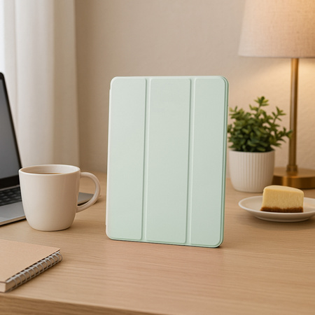Etui Clear Pencil do Galaxy Tab S9 FE 10.9 SM / Galaxy Tab S9 FE 10.9 SM S10 / Samsung Galaxy Tab S9, zielone - ochronne