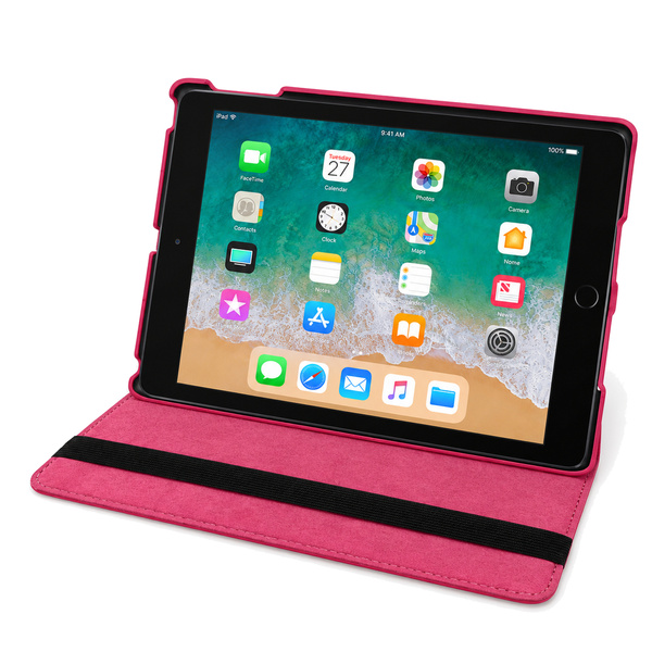 Etui obrotowe do Apple iPad Air/ Air 2 9.7" 2017/2018 gen 5/6 - różowe