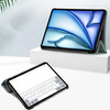 Etui Smart Case pokrowiec obudowa do iPad Air 13 Gen 6 2024 A2903 A2904, zielone