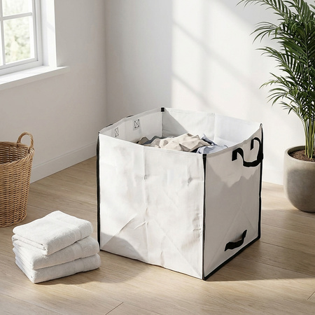 Worek kosz ogrodowy z uchwytami mocny na odpady liście trawę gałęzie 75L