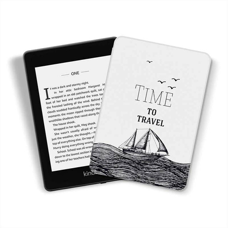 Puzdro grafické farebné na Kindle Paperwhite 4 Gen 10 2018 - ochranné so stojanom, prístup k portom a tlačidlám