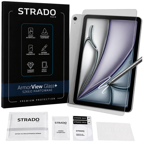 Tvrdené sklo na Apple iPad Air 13 Gen. 6 A2898 / iPad Air 13 M2 2024 - ochrana displeja 9H, plné krytie
