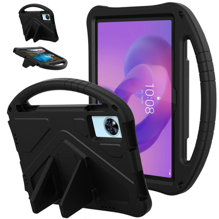 Puzdro FunColor na Lenovo Idea Tab 11, čierne - ochranné so stojanom, prístup k portom a tlačidlám