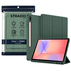 Etui do Galaxy Tab S10 Lite 10.9/S10 FE/S9 FE/ S9/ S8 z miejscem na rysik - zielone