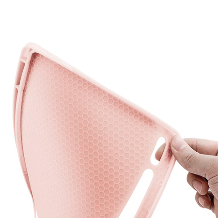 Puzdro Smart s držiakom stylus na Samsung Galaxy Tab S9 / S9 S10, ružové - ochranné so stojanom