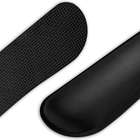 Súprava ergonomických gélových podložiek pod myš zápästie 3 ks, čierny