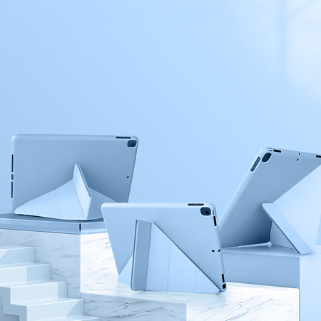 Etui Trifold Case pokrowiec obudowa do iPad Pro 13 Gen 5 A2925 A2926 A3007, niebieskie