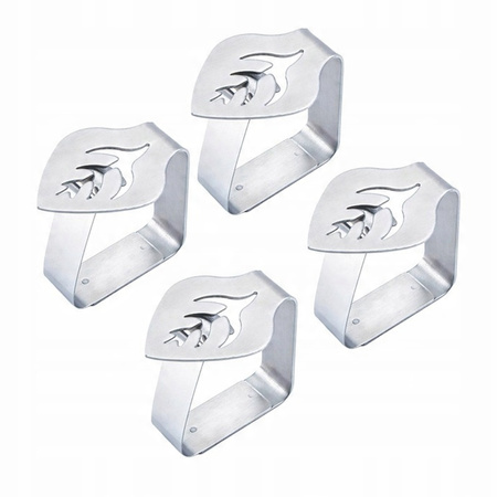 Strado Klipsy do obrusu stalowe STL4 - Liście