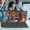 Puzdro grafické na Lenovo Idea Tab 11 s klapkou - ochranné so stojanom