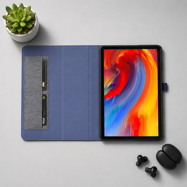 Etui z klapką do Lenovo Idea Tab 11" TB336FU TB336ZU ZAFR0378PL - niebieskie