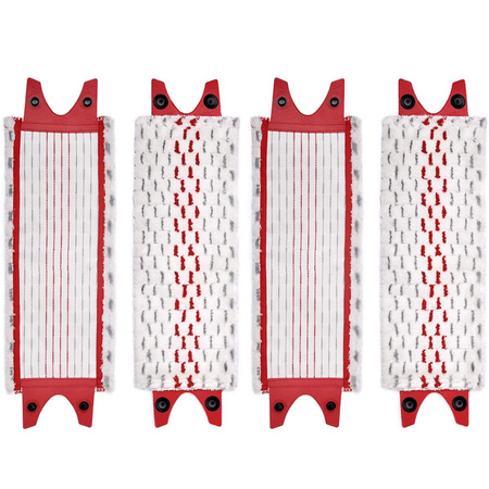 Set of 4 Vileda UltraMax heavy-duty mop pads designed for cleaning