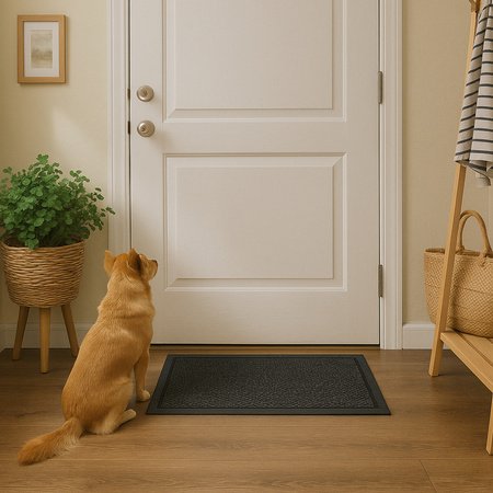 STRADO doormat 3d mesh under shoe door rubber mat 80x150 thick XL