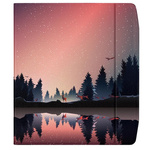 Puzdro Smart grafické čítačka na Pocketbook Era 7 PB700 Color - ochranné so stojanom, prístup k portom a tlačidlám