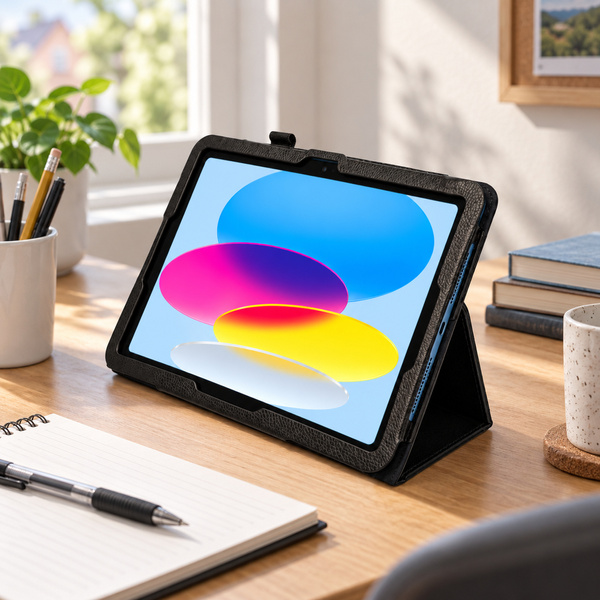 Etui obrotowe do Apple iPad 10.9 2022 gen 10 iPad 11 A16 2025 gen 11 - czarne