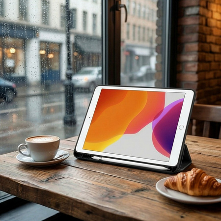 Etui Smart case do Apple iPad Mini 4 5 2015 / 2019 z klapką wake up sleep / Apple iPad Mini 4 / Apple iPad Mini 5, czarne - ochronne