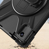 Etui Armor Strap z paskiem do Lenovo Tab M11 10.95, czarne - ochronne z podstawką, dostęp do portów i przycisków