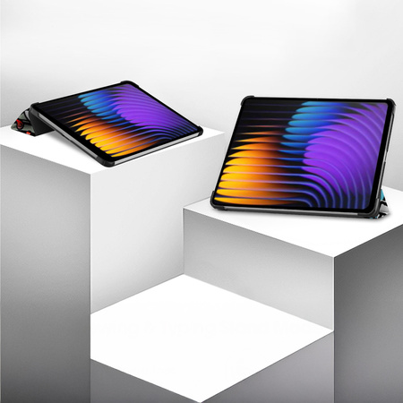 Puzdro grafické na Xiaomi Pad 7 / Pad 7 Pro 11.2 s klapkou / Xiaomi Pad 7 Pro - ochranné so stojanom