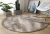 Dywan okrągły Shaggy Ombre 140x140 cm, beżowy OmbreCamel - pluszowy do salonu