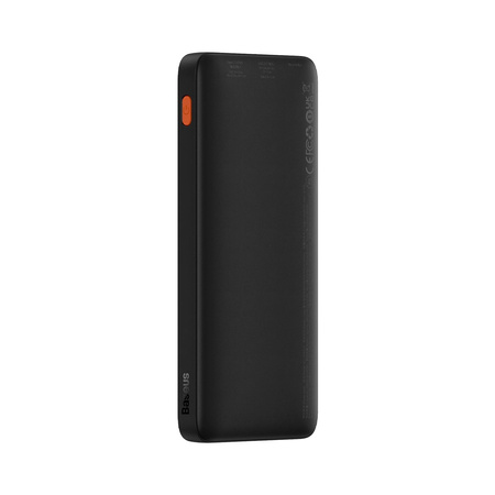 Baseus Airpow 20W 10000mAh Power Bank with Baseus Simple Series USB-A - USB-C 30 cm Cable - Black