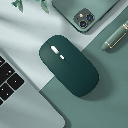 Myszka Bezprzewodowa mysz komputerowa Bluetooth 2.4G Sensor Optyczny, czarna