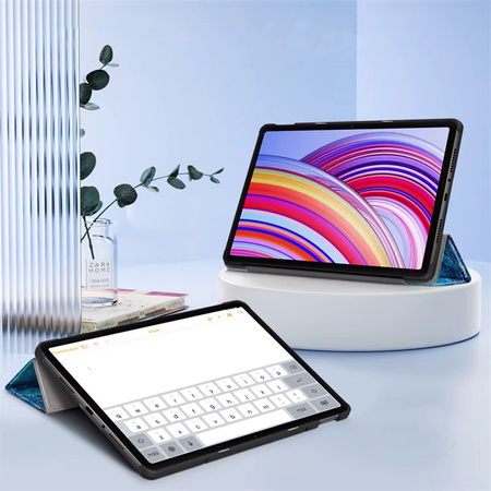 Puzdro grafické na Xiaomi Redmi Pad Pro 12.1 2024 / Poco Pad 12.1 s klapkou - ochranné so stojanom