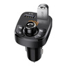 Transmiter FM samochodowy z ładowarką USB Bluetooth i na pendrive Kebidu A5, czarny