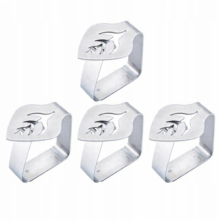 Strado Steel Tablecloth Clips STL4 - Leaves
