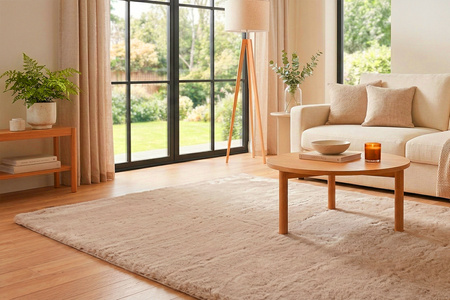 Dywan Rabbit 140x200 cm, beżowy LightCamel - miękki do salonu i sypialni