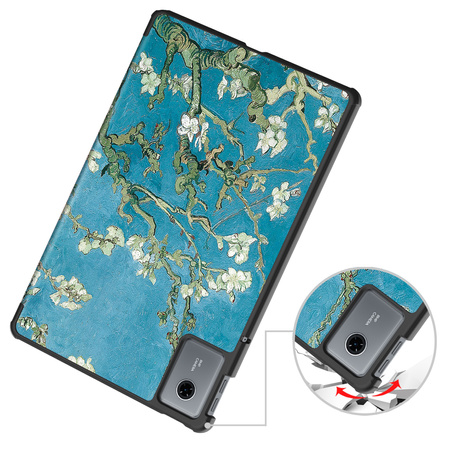 Puzdro grafické na Lenovo Idea Tab 11 s klapkou - ochranné so stojanom