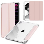 Hard Crystal case with stylus holder for Apple iPad 10.9 10 GEN 2022 / iPad 11 A16 11GEN 2025 - Pink